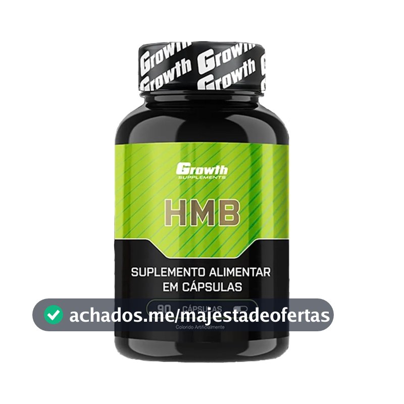 Hmb 90 Cápsulas Growth Supplements Sem Sabor