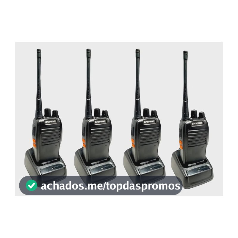 4 Radio Baofeng 777s Comuncador 16 Ch 12km Ht