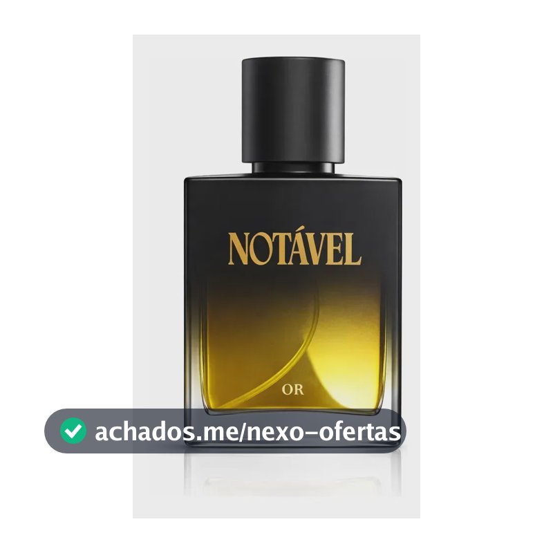 Perfume Masculino Notável Eau De Toilette 50ml | Amadeirado Sedutor | Assinatura Fê Alves