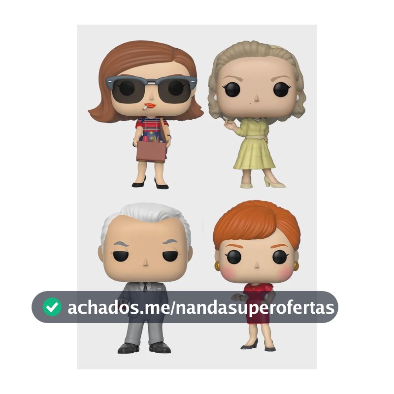 Conjunto Funko Pop Madmen #909 A #912