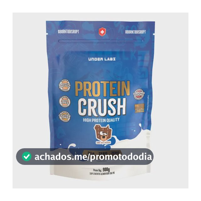 Proteína Under Labz Whey concentrado Crush em pó sabor chocobear x 900g