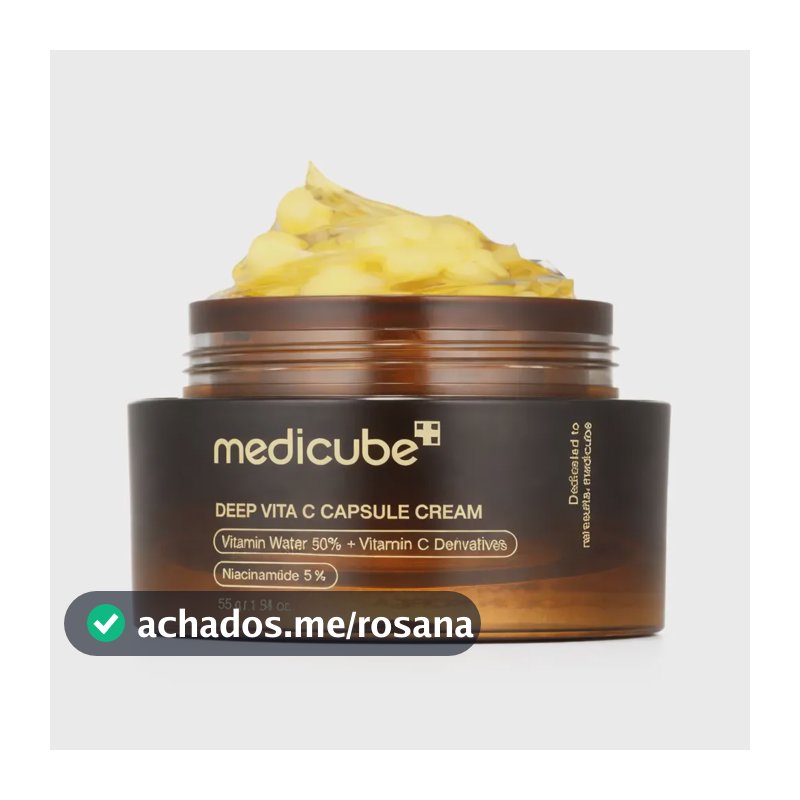 Medicube Deep Vitamin C - Hidratante Facial Golden Alivice Coreia - 55g Momento De Aplicação Dia/noite Todo Tipo De Pele