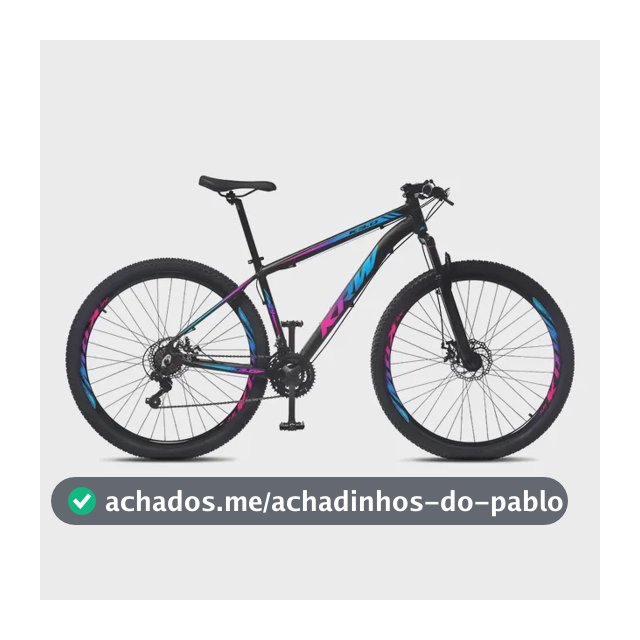 Bicicleta Aro 29 Krw Alumínio 24 Vel Freio A Disco X42