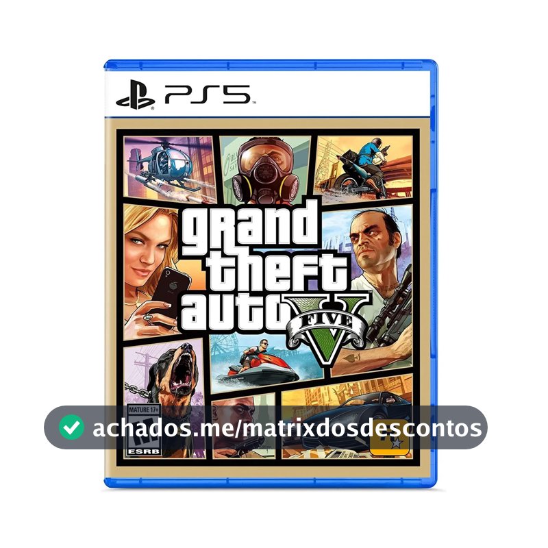 Grand Theft Auto V Gta 5 Ps5 Midia Fisica