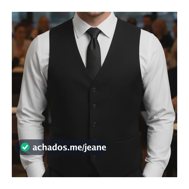 Colete Social Slim Masculino Ajustável Várias Cores