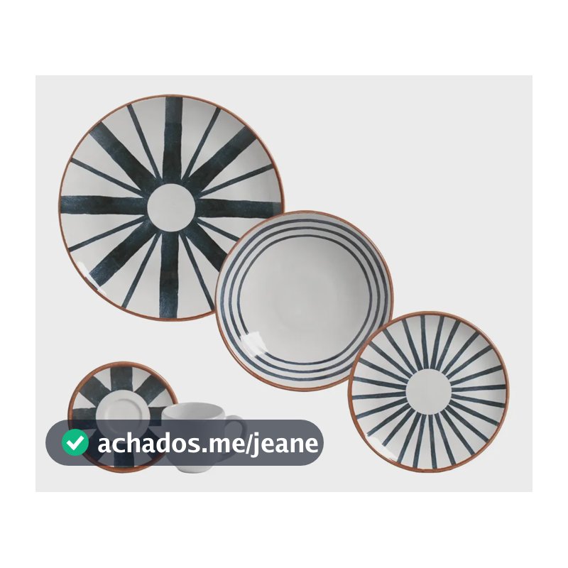 Aparelho De Jantar 30 Peças Coup Stoneware Trópico