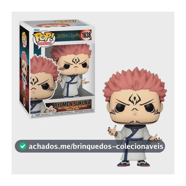 Jujutsu Kaisen Boneco Funko Pop Ryomen Sukuna #1638