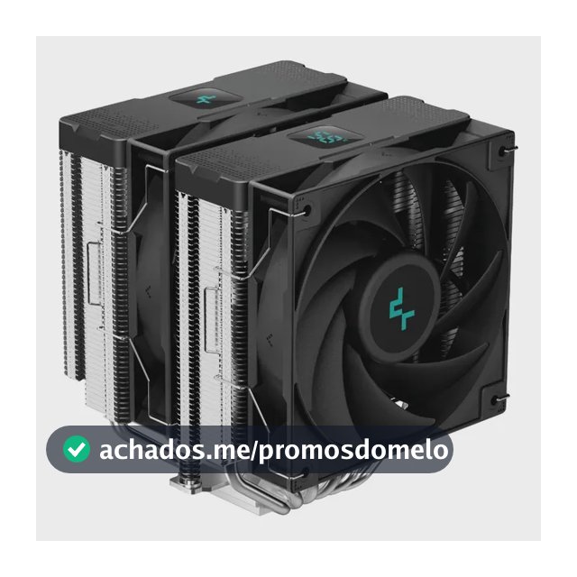Air Cooler Ag620 Digital Com Monitoramento Deepcool Preto
