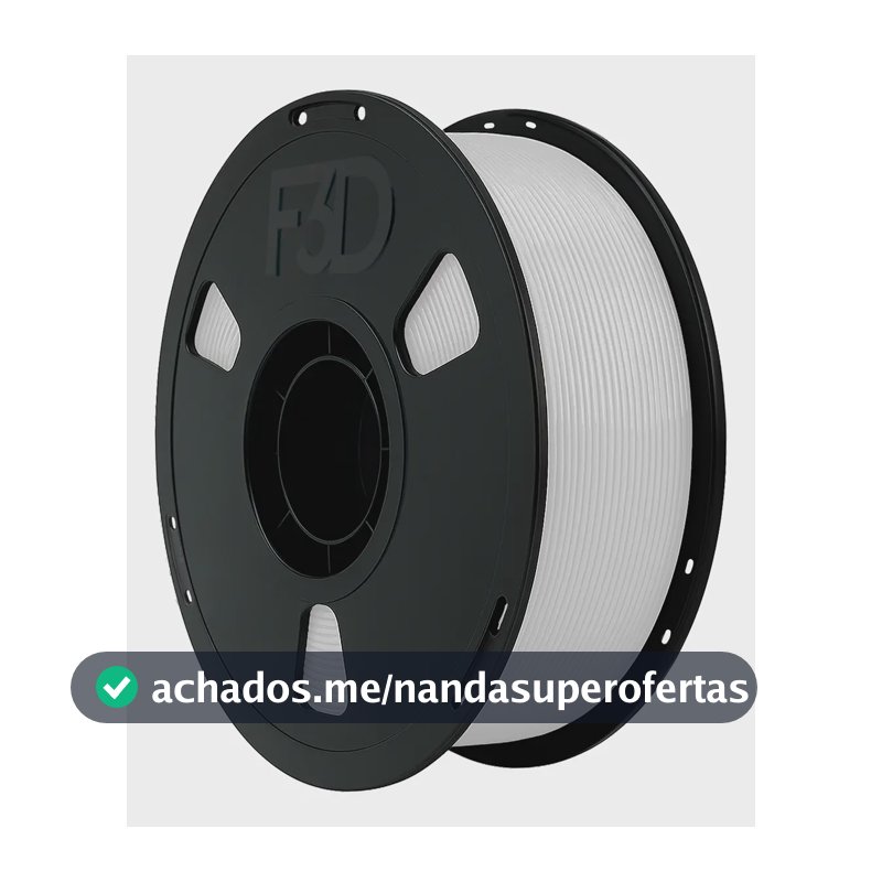 Filamento Pla Premium 1kg Branco High Speed Impressora 3d