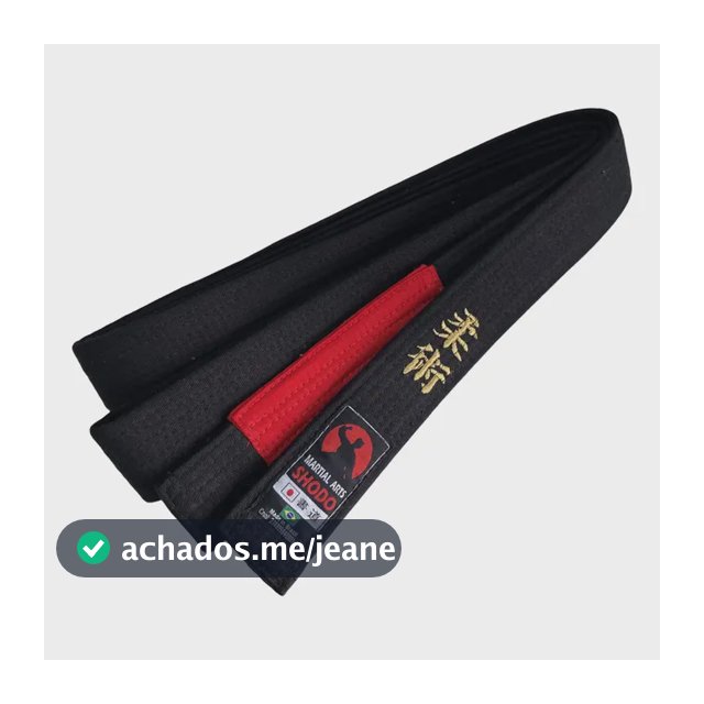 Faixa Jiu Jitsu Especial Bordada Espessura Grossa Shodo