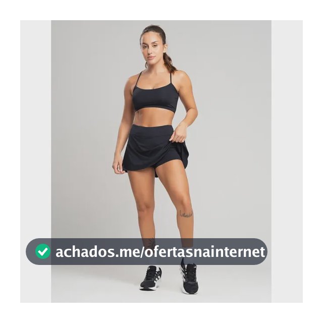 Conjunto Fitness Feminino Top Academia Alcinha Short Saia