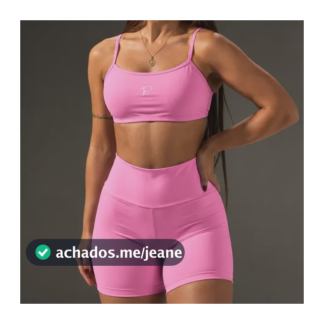 Diasp Conjunto Fitness Poliamida Roupa Academia Blackout