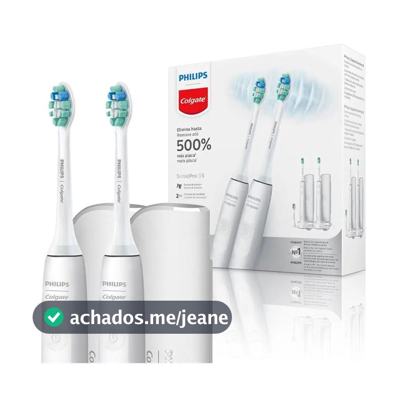 Escova Eletrica Philips Colgate Sonicpro 35 2 Unidades