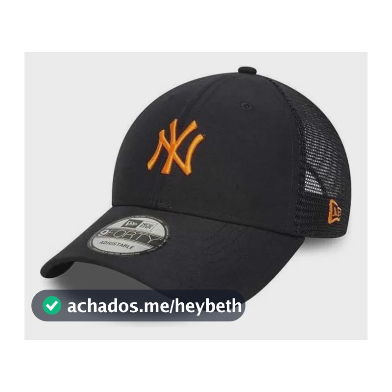 Boné New Era 9forty Trucker New York Yankees 60856255 Preto Uni