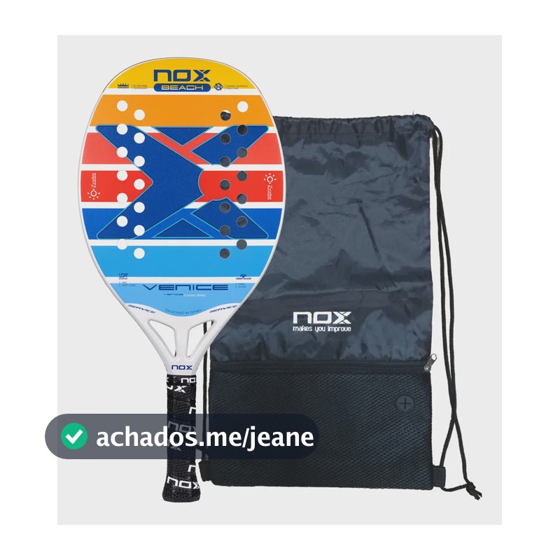 Raquete De Beach Tennis Venice | Nox Cor Azul