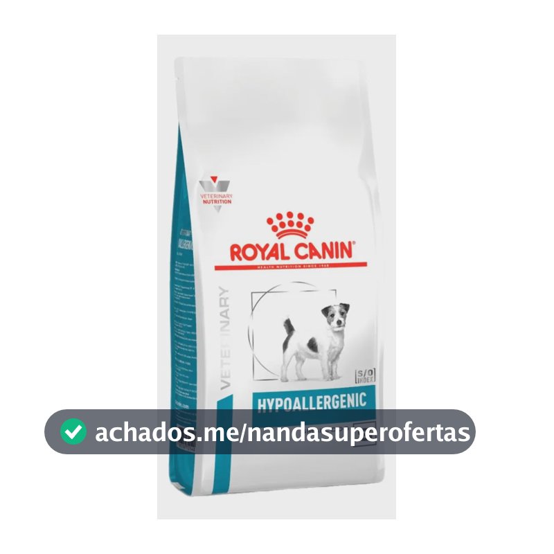 Ração Royal Canin Veterinary Diet Hypoallergenic Small Dog Cães Pequenos 7,5kg