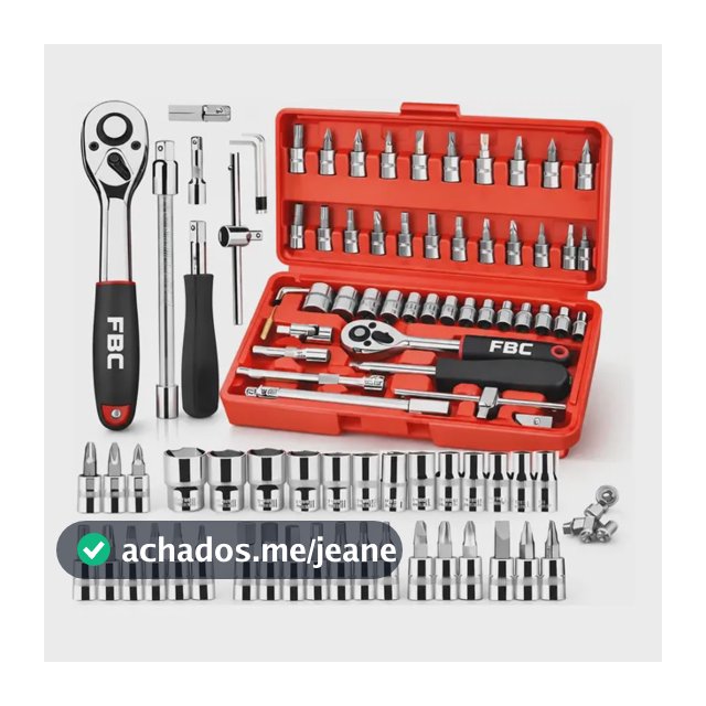 Kit 46 Pcs Chave Catraca Jogo De Soquetes Torx Ferramentas Vermelho