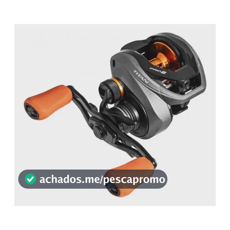 Carretilha Marine Sports Titan Pro 2 8000 Cor Cinza/Laranja Lado da manivela Direito
