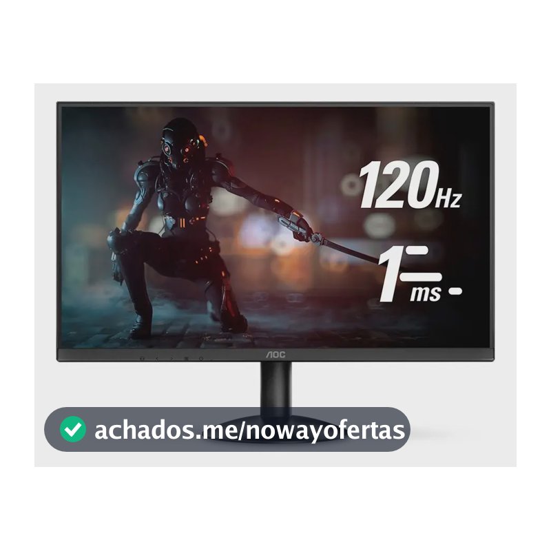 Monitor Gamer Aoc 21,5 Led Full Hd Va Hdmi  Vga Vesa  120hz Preto 127/220v