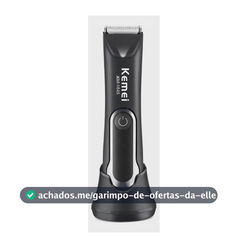 Máquina Kemei KM-1845 Sem Fio Recarregável