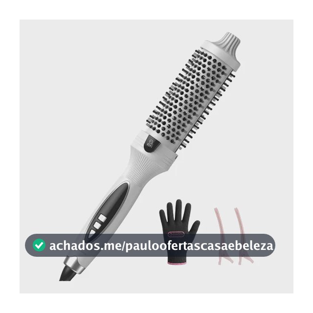 Modelador De Cachos Pente Dear Quente Íons Negativosportátil Branco 127-220v