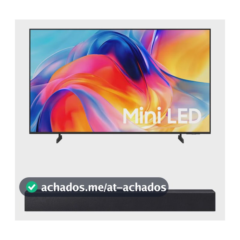 Samsung Smart Tv 50  Mini Led 4k M75h + Soundbar Hw-b400f