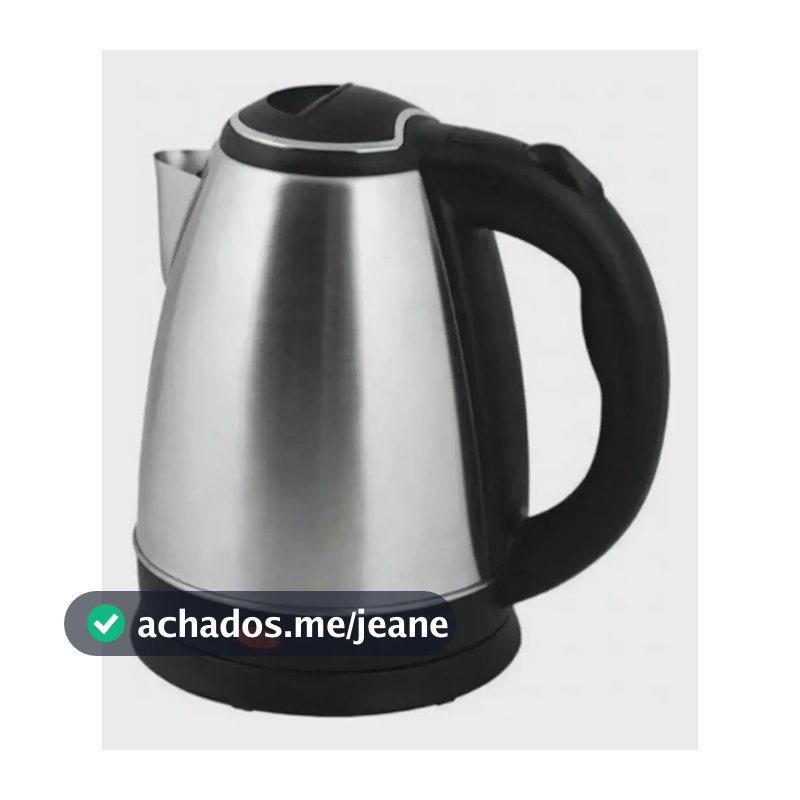 Chaleira Elétrica Kaza KA107 Inox 1.8L 1500W Desligamento Automático