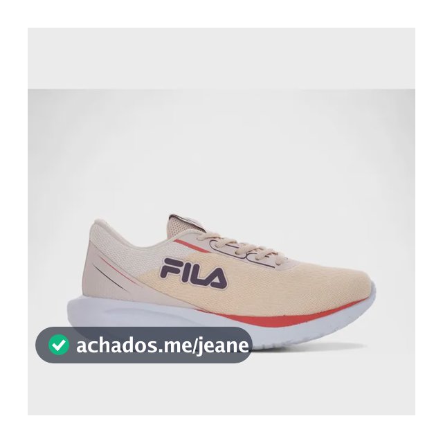 Tênis Fila Rise Up Corrida Running Caminhada Amortecimento Rosa 38 Br