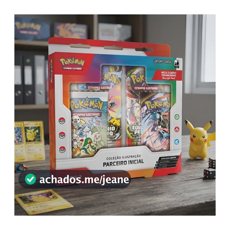 Box Pokémon Tcg Parceiros Iniciais Série 2 Original Lacrado Português