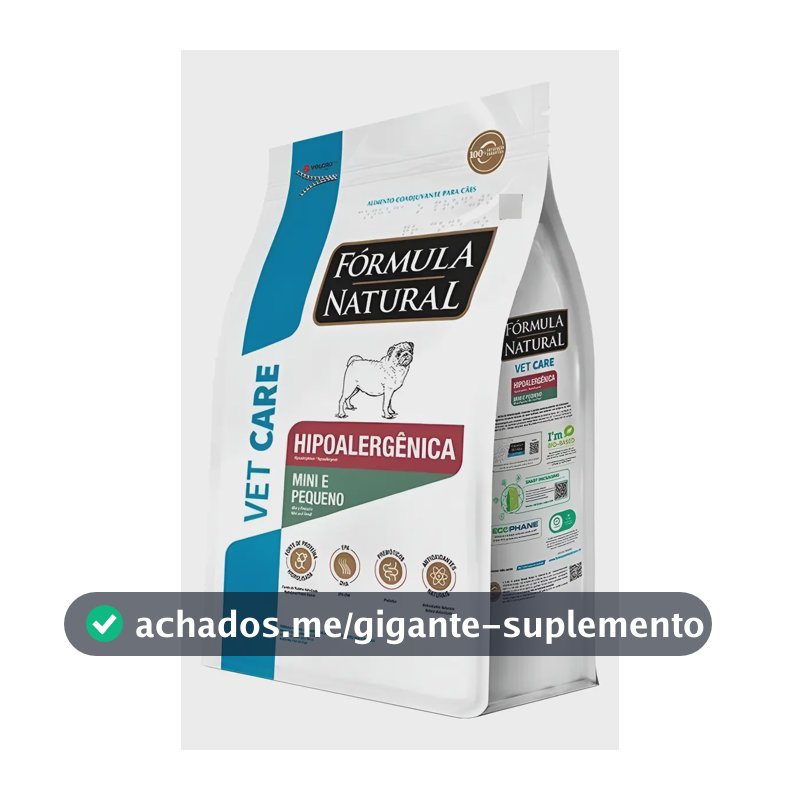 Racao Hipoalergenica Caes Vet Care Fórmula Natural 2 Kg