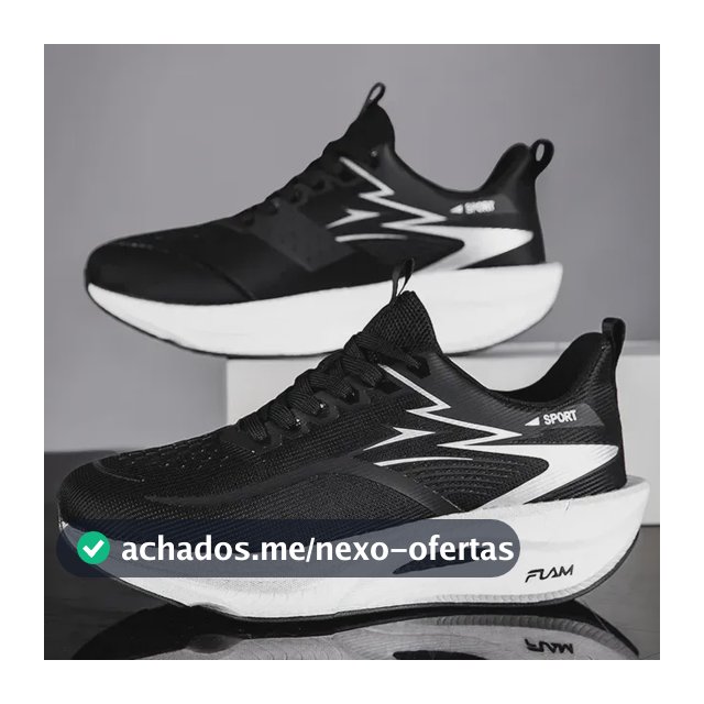Tênis De Corrida Respiráveis Soft Sole Rebound  Preto 43 Eu