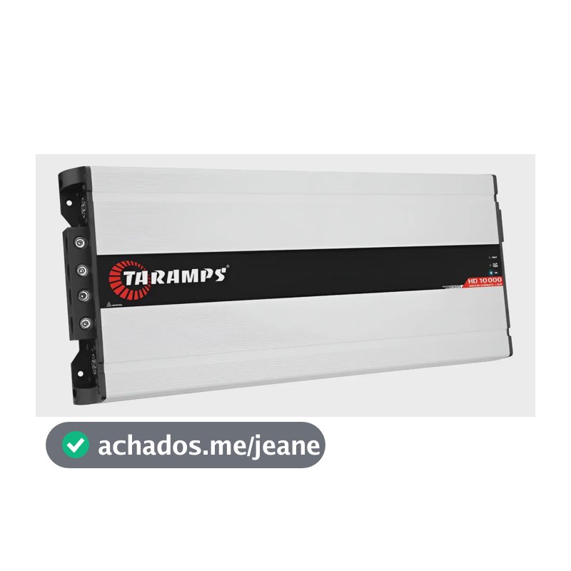 Modulo De Som Taramps Hd 10000 Potência Áudio Barra 10.162 W 1 Ohm