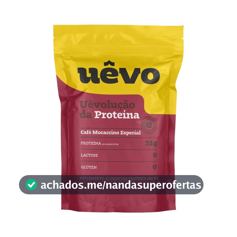 Proteína UÊVO em pó sabor Café mocaccino x 1kg