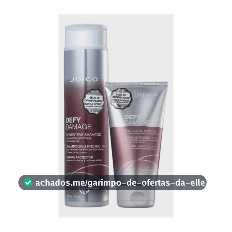 Kit Joico Defy Damage Protective Shampoo Mask (2 Produtos)
