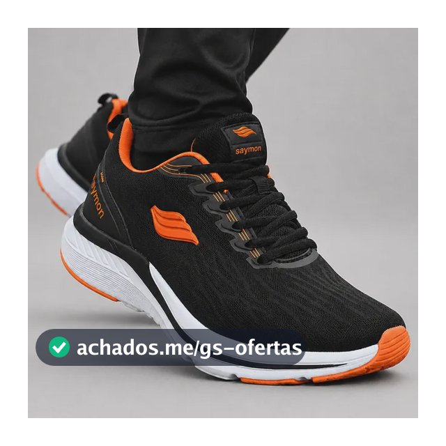 Tênis Masculino Academia Saymon Leve Confortável Original 25