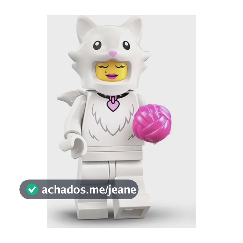 Lego Minifigures 71051 Série 28 Gato Fofo Fluffy Cat Costume 1