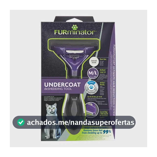 Escova  Furminator Gatos M/g + Brinde