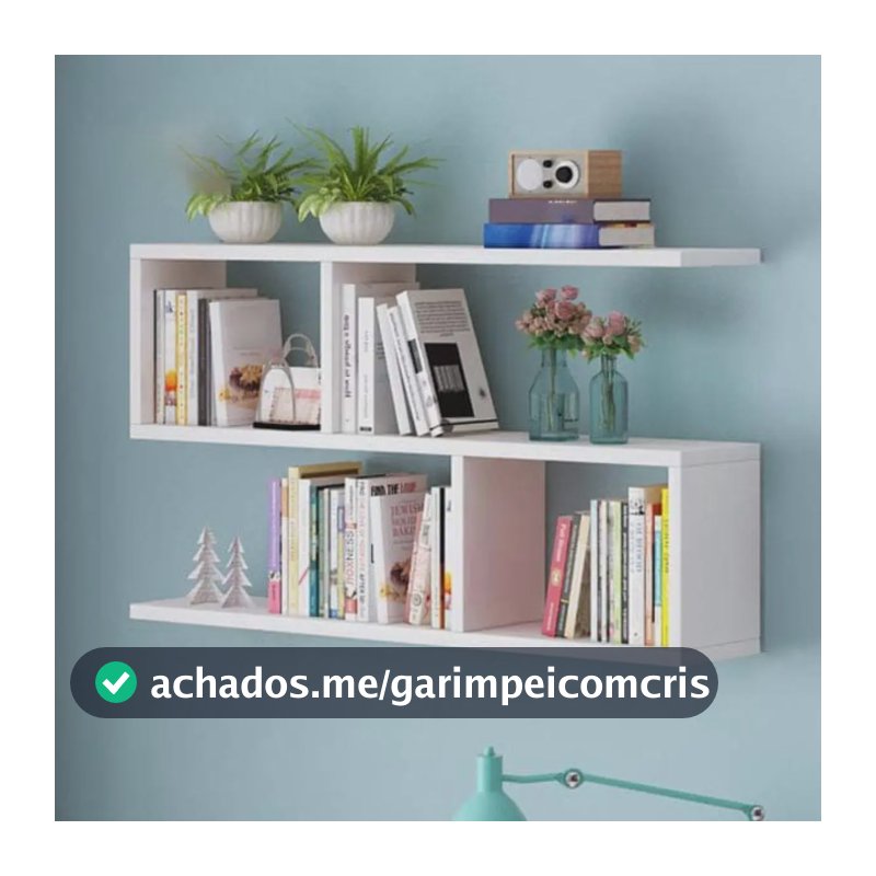 Nicho Pratileira Organizadora De Livros 70cm Sala Quarto