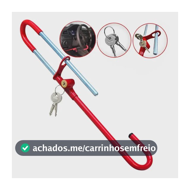 Trava Segurança De Carro Universal Antifurto Pedal Volante