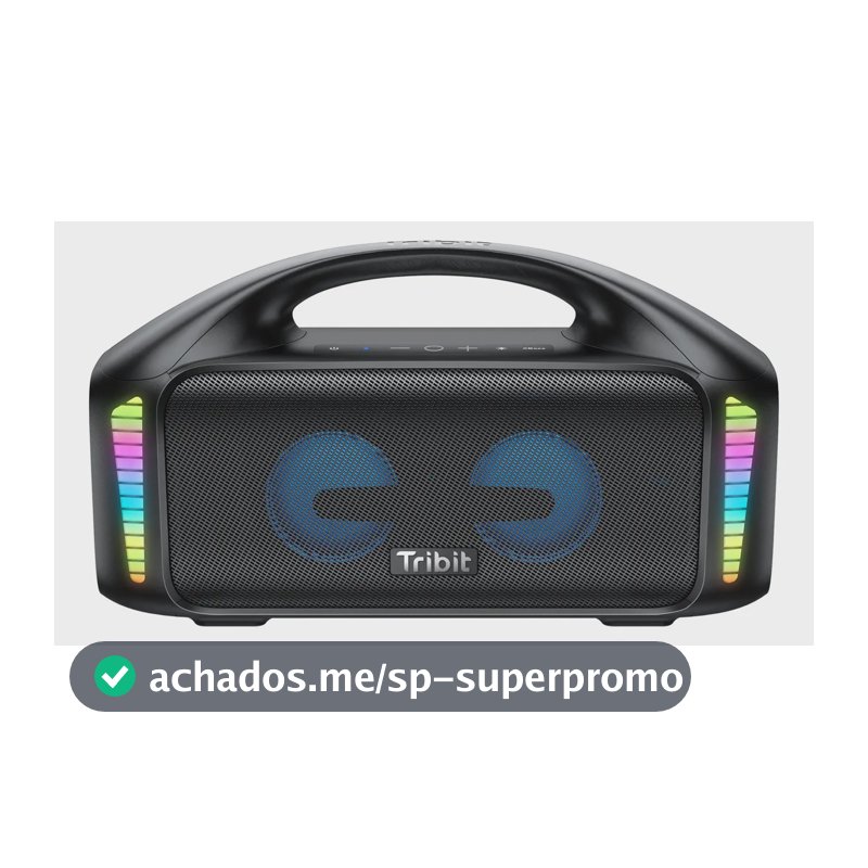 Alto-falante Tribit Stormbox Blast Portátil 90w Cor Preto
