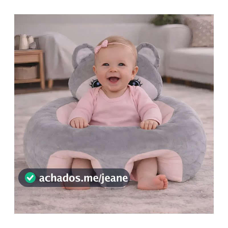 Assento Para Bebê Almofada Infantil Apoio Antiqueda Gatinho