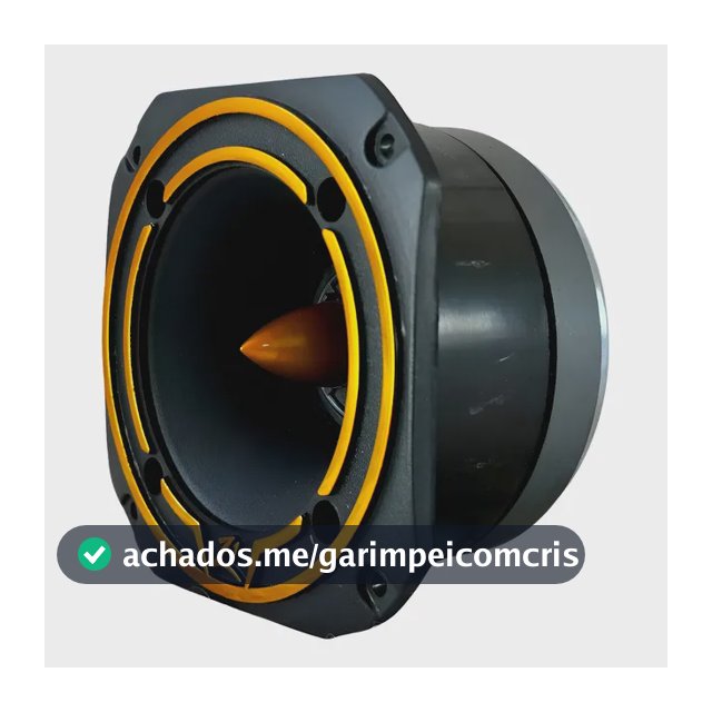 Super Tweeter Driver Zetta Audio Z1 Dtz300 Preto/dourado Preto