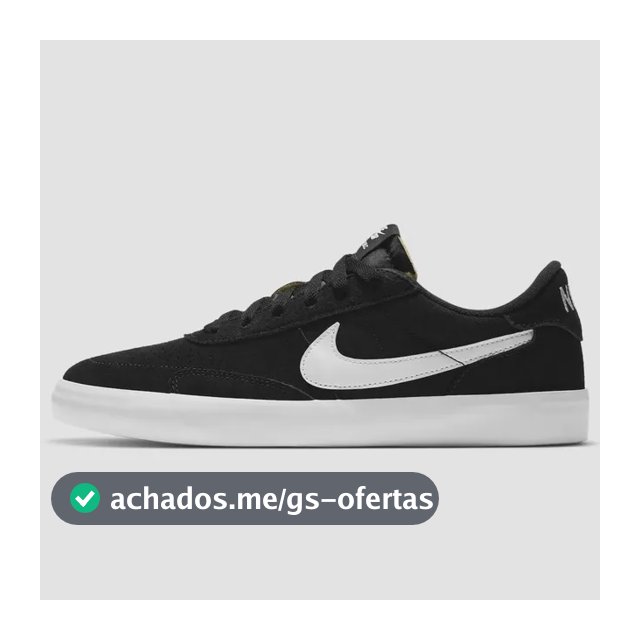 Tênis Nike Sb Heritage Vulc Masculino Preto/branco 42 Br