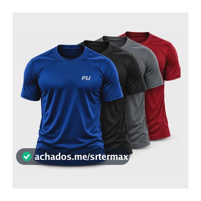Camisa Time Fit Kit Com 4 Academia Treino Corrida Top