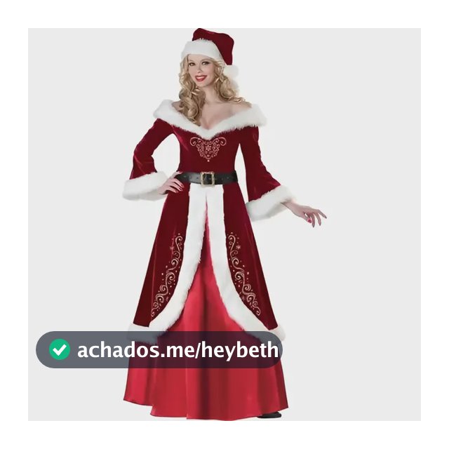 . Fantasia Feminina De Natal Do Papai Noel