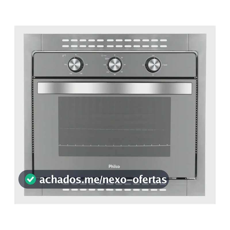 Forno de embutir elétrico Philco 56101041 46L prateado