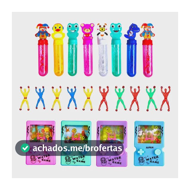 Kit 22 Brinquedos Lembrancinha Festa Junina Prenda Criança Com Aquaplay
