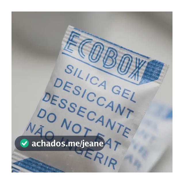 Sílica Gel Sachês 1g 200 Unid Antiumidade Antimofo Eco Box