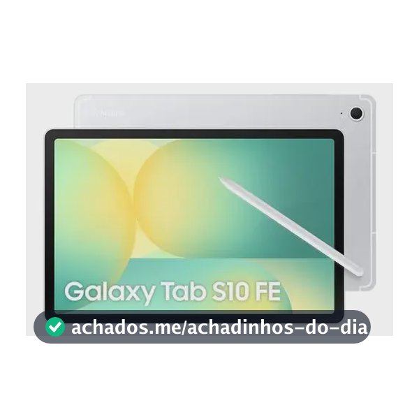 Samsung Galaxy Tab S10 Fe Wifi 128gb Tela 10,9'' 90hz Prata Prateado