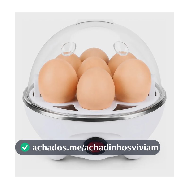 Cozedor De Ovo Elétrico Lorben Prático Rápido 7 Ovos Em 5min Cor Branco Frequência 50/60hz
